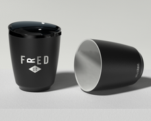 Load image into Gallery viewer, HuskeeSteel Brushed Steel Cup (8oz)