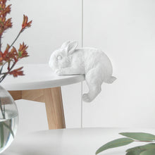 Load image into Gallery viewer, White Moose Shelf Bunny