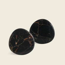 Load image into Gallery viewer, Black Blaze Stone Coaster Set