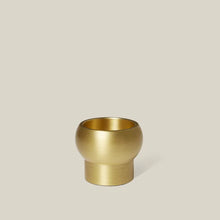 Load image into Gallery viewer, Black Blaze Figure II Brass Candle Holder