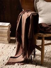 Load image into Gallery viewer, L+M Home Cashmere Mix Throw - Eucalypt / Gum