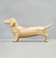 Load image into Gallery viewer, White Moose Dachshund Secret Bowl