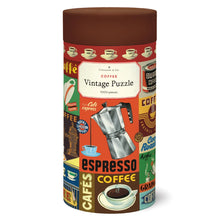 Load image into Gallery viewer, Cavallini &amp; Co Jigsaw Puzzle 1000 Piece - Coffee
