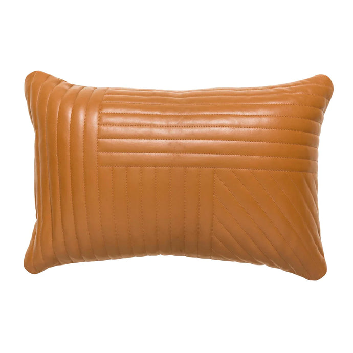 Cuero Leather Cushion Tan