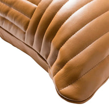 Load image into Gallery viewer, Cuero Leather Cushion Tan
