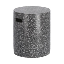 Load image into Gallery viewer, Jenell Black Terrazzo Side Table
