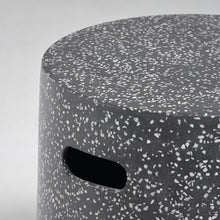 Load image into Gallery viewer, Jenell Black Terrazzo Side Table
