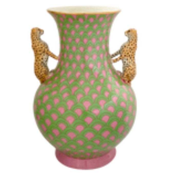 CAM Isla Porcelain Vase - Leopardo - Rose