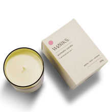 Load image into Gallery viewer, WORKS Aromatic Candle - Peony, Mint, Verbena
