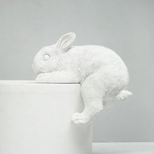 Load image into Gallery viewer, White Moose Shelf Bunny

