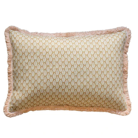 L&B Beige Motif Cushion Cushion