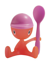 Load image into Gallery viewer, Alessi Egg Cup with salt castor and spoon
