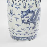 Load image into Gallery viewer, Long Dragon Drum Stool
