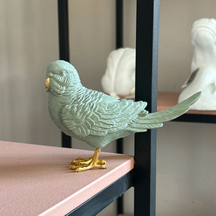 White Moose Budgie - Forest / Gold