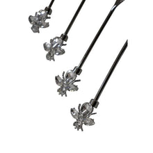 Load image into Gallery viewer, Nickle Plated Crystal Bee Spoon
