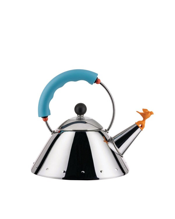 Alessi Bird Whistle Kettle - Light Blue