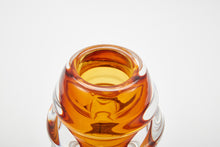 Load image into Gallery viewer, Cornet Vase - Amber by The Foundry
