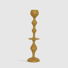 Load image into Gallery viewer, Black Blaze Infinity Candle Holder - Mustard
