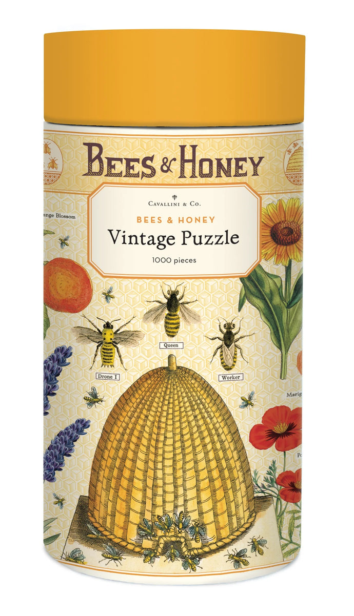 Cavallini & Co Jigsaw Puzzle 1000 Piece - Bee's & Honey