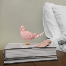 Load image into Gallery viewer, White Moose Budgie - Pink / Gold
