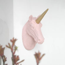 Load image into Gallery viewer, White Moose Unicorn Wall Hanging
