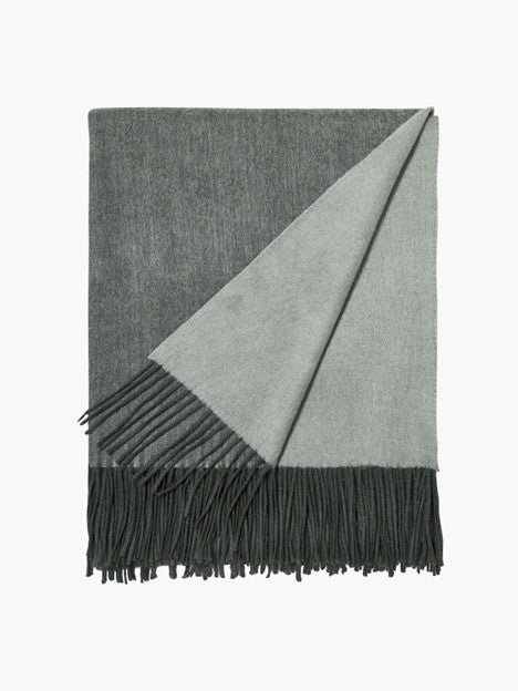 L+M Home Cashmere Mix Throw - Eucalypt  / Gum